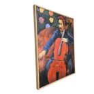 Cello Player Painting KRE3550 Side