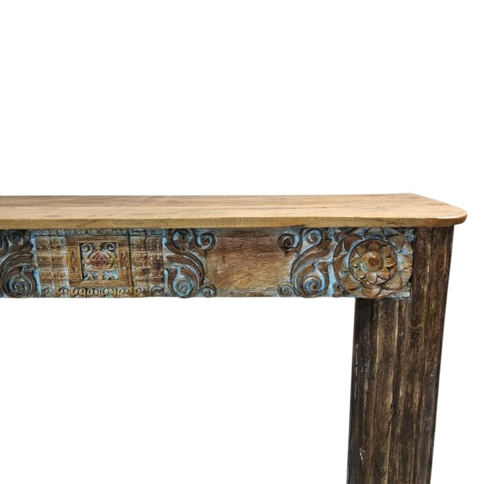 Deco Carved Console Table KMF15388A Close Up