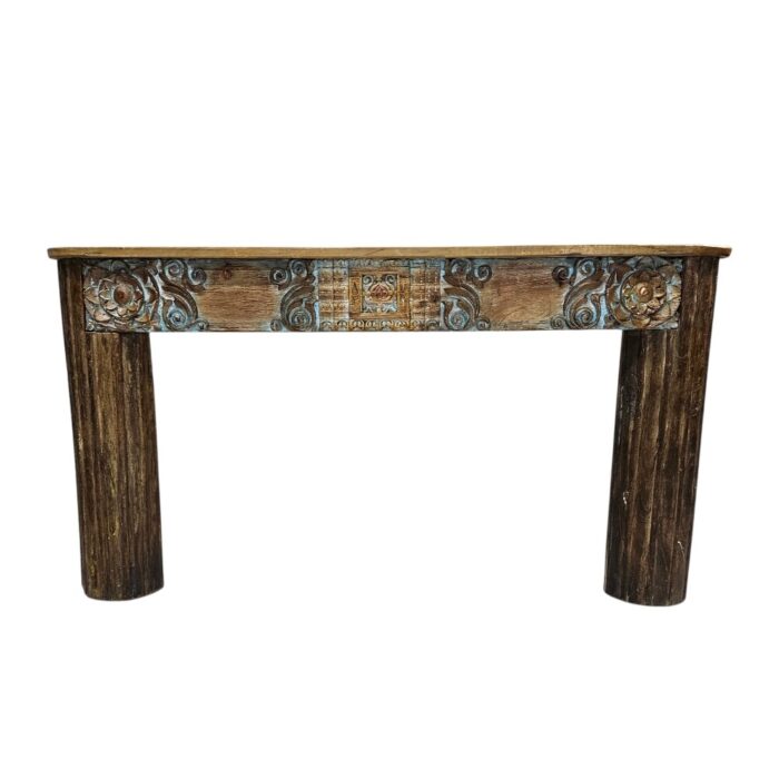 Deco Carved Console Table KMF15388A Main Front