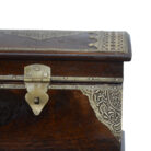 Decorative Wooden Box Open KMH12065 Close Front View