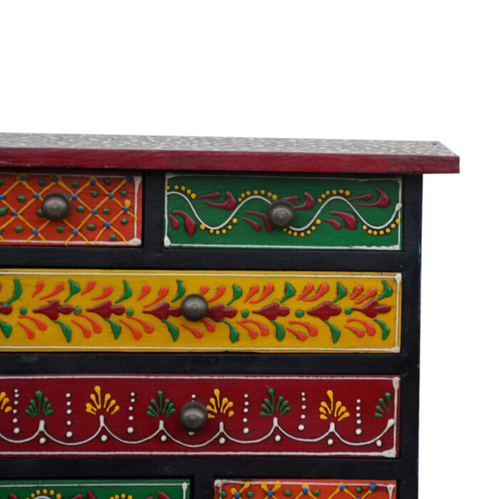 Decorative Wooden Storage Box With Drawers KMH12060 Close Up