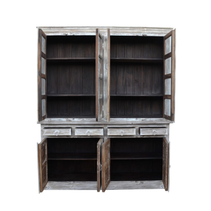 Display Cabinet Solid Wood KMF31030 Open