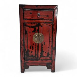 Wen Elm Red Cabinet