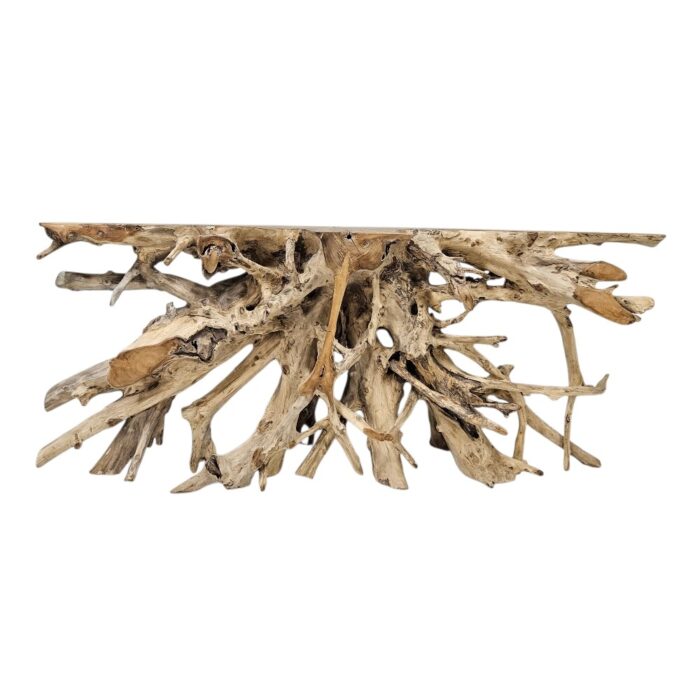 Erosi Teak Root Console Table NJA9073A15 Front Erosi Teak Root Console Table NJA9073A15 Front