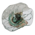 Flower Glass Vase On Wood SAB0205 Top