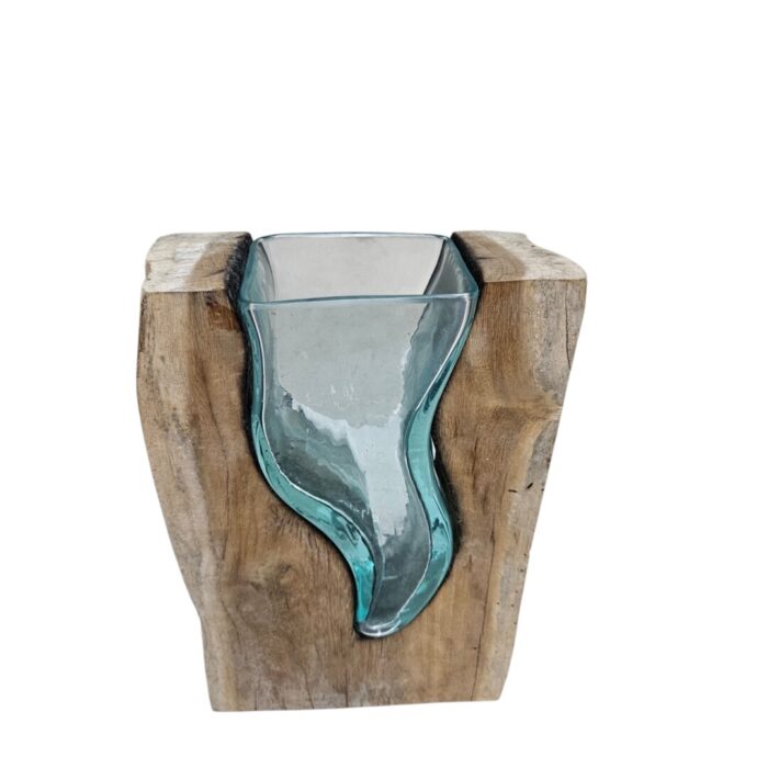 Glass On Wood Waterfall SAB0130 Top