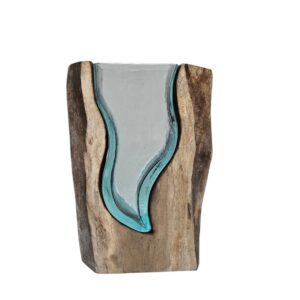 Square Glass Vase Waterfall