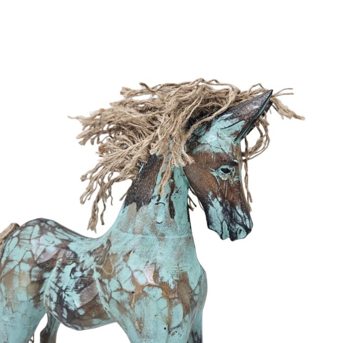Horse On Wheels Wooden WET0178 Close Head