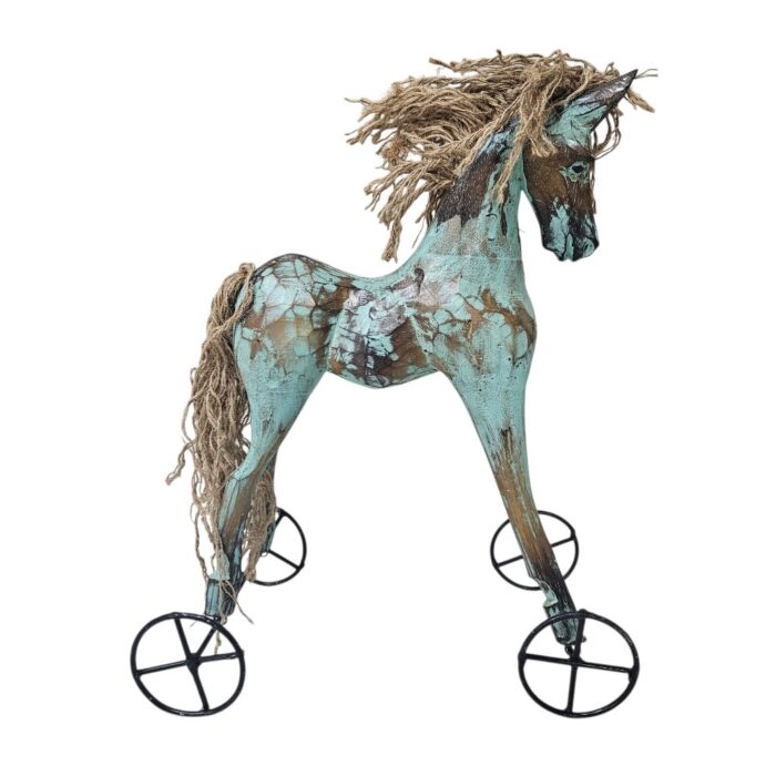 Horse On Wheels Wooden WET0178 Front