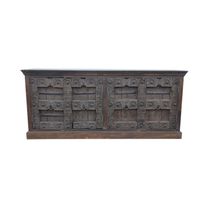 Indian Sideboard Old Door KMF14545 Main Front'