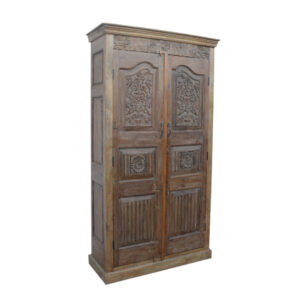 Bursi Carved Armoire