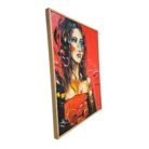 Lady In Red Painting KRE3556 Side