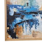 Landscape Teal Abstract KRE3534 Bottom Close