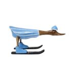 Light Blue Skiing Duck CEB0240