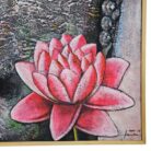 Lotus Buddha Painting Acrylic KRE3544 Close Up Bottom