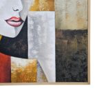 Modern Girl Painting KRE3562 Close Up Bottom