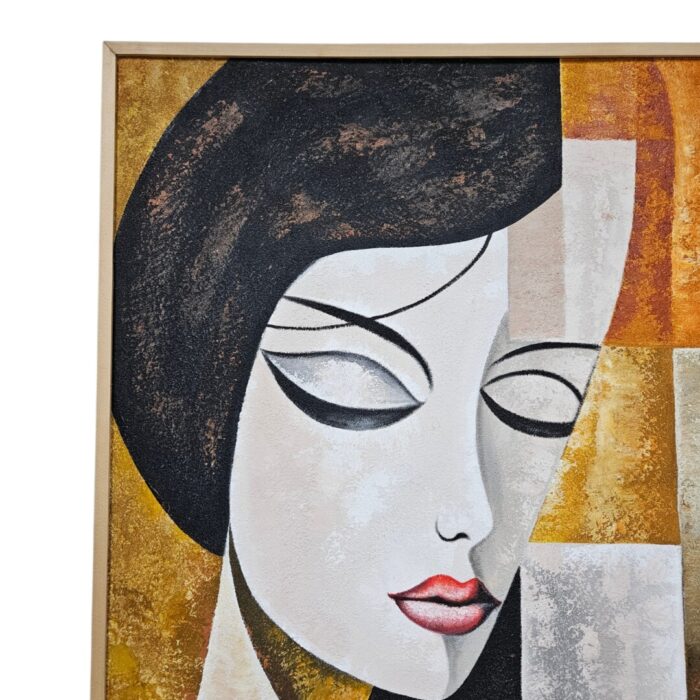 Modern Girl Painting KRE3562 Close Up Top