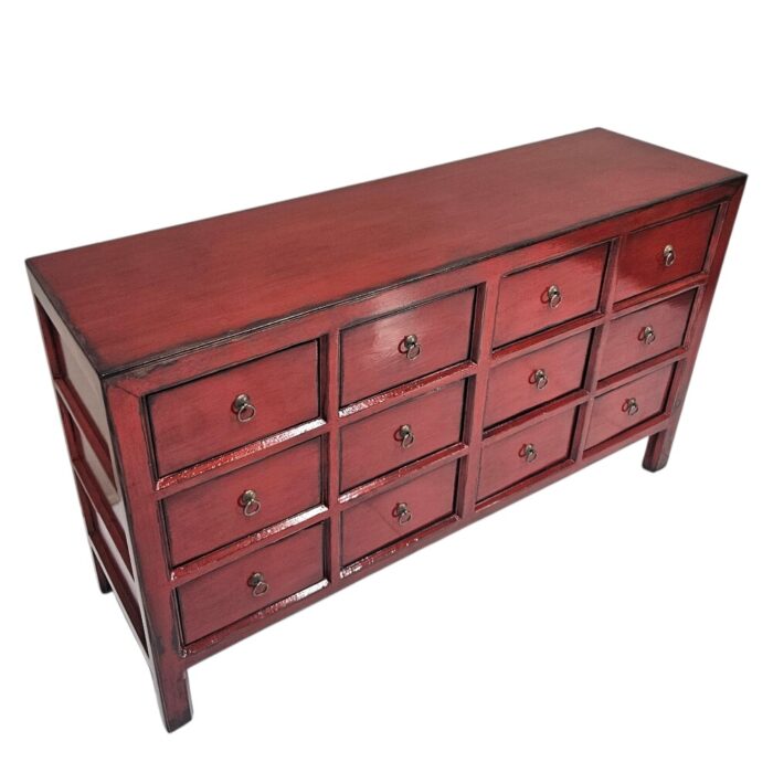 Ning Deco Red Sideboard NBA5025 Side