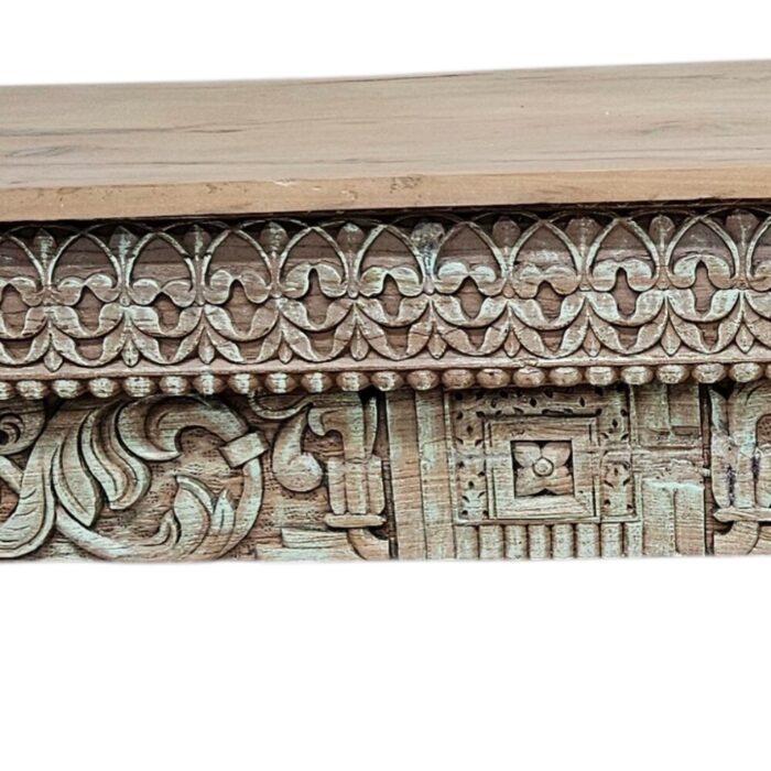 Raja Carved Console Table KMF15378 Close Up