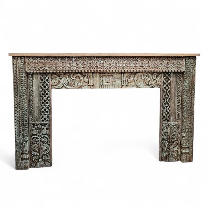 Raja Carved Console Table KMF15378 Front