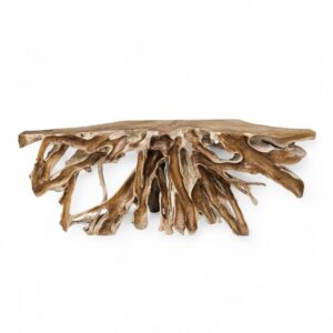 Teak Root Scoop A9 Console Table