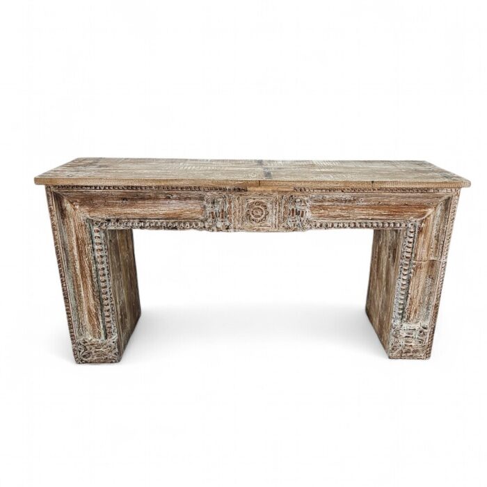 Sage Carved Console Table KMF15396