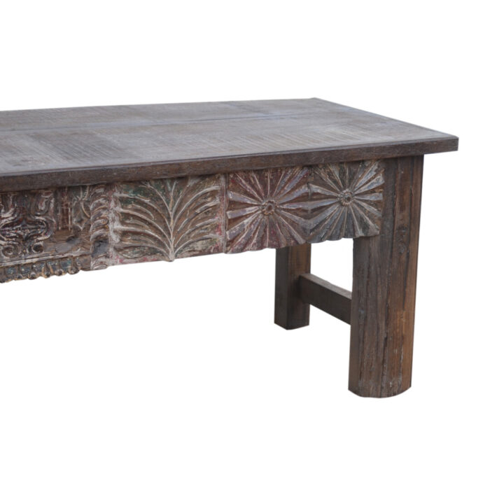 Solid Wooden Bench KMF25360 Side Close