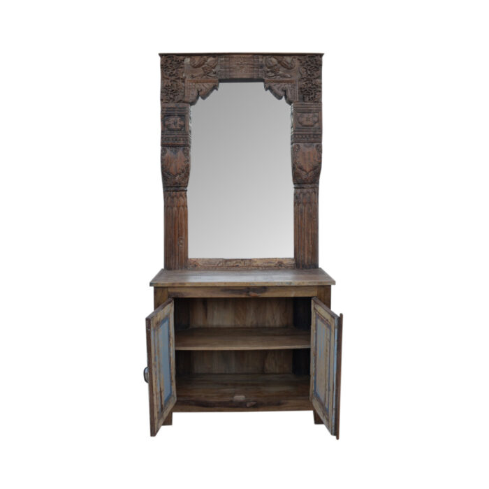 Solid Wooden Dresser Open Bottom KMF36014