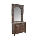 Solid Wooden Dresser Open Bottom KMF36014 Side