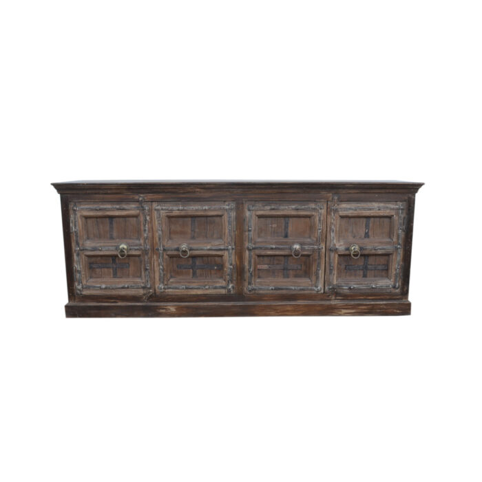 Solid Wooden Old Doors Sideboard KMF14546 Front