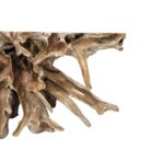 Teak Root Scoop Console Table INJ5001A4 Close