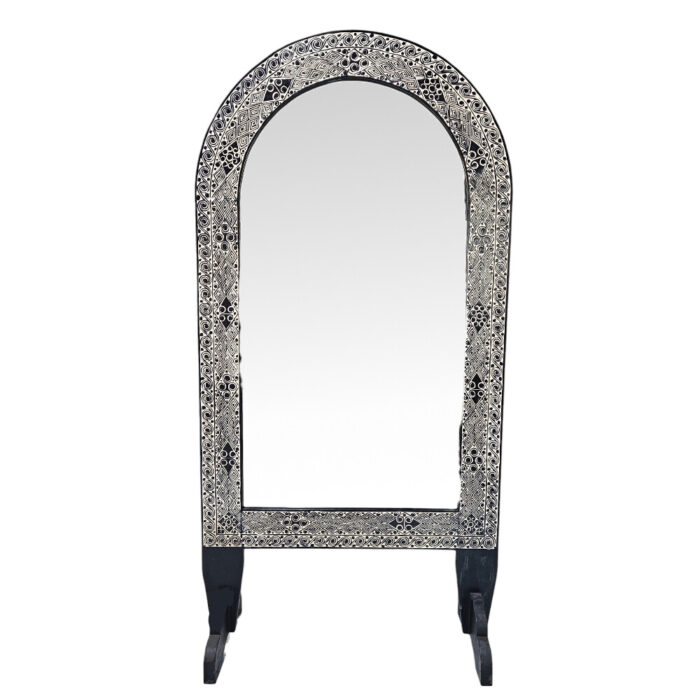 Timor Black Standing Mirror CEN0105 Main