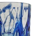 Twirl Blue Glass Vase SAB0300 Close Up