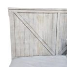White Washed MCB Bed Close Up