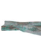 Wooden Brass Fitted Fish Shaped Tray KMH11200B Close Back