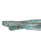 Wooden Brass Fitted Fish Shaped Tray KMH11200B Close Up Back