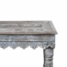 Wooden Carved Coffee Table KMF25346 Close Up Front