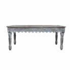 Wooden Carved Coffee Table KMF25346 Front View