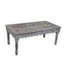 Wooden Carved Coffee Table KMF25346 Side View