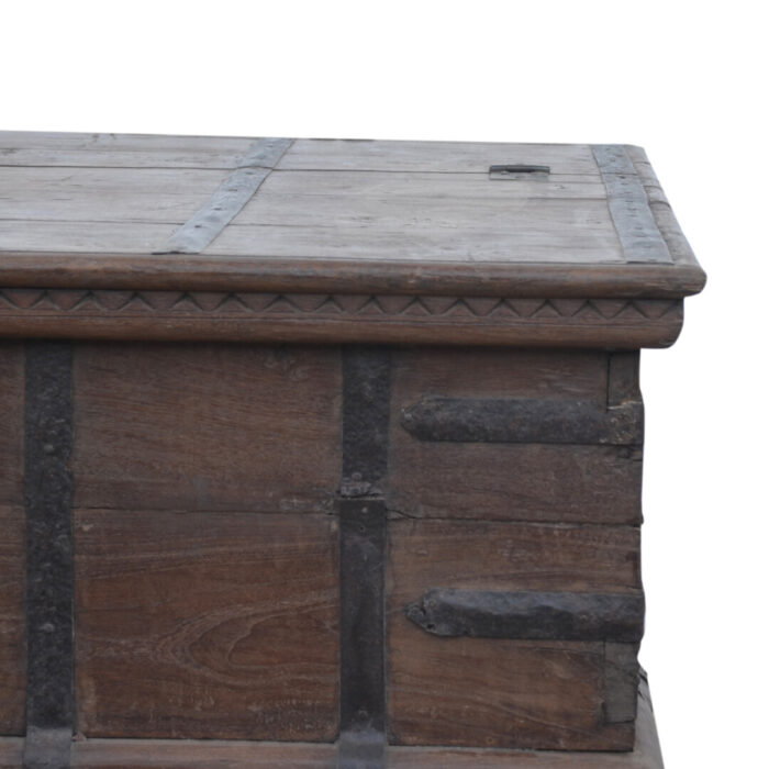 Wooden Coffee Table Trunk KMF25315D Close Up Side