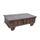 Wooden Coffee Table Trunk KMF25315D Side View