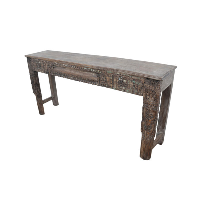 Wooden Console Table KMF15394 Side View