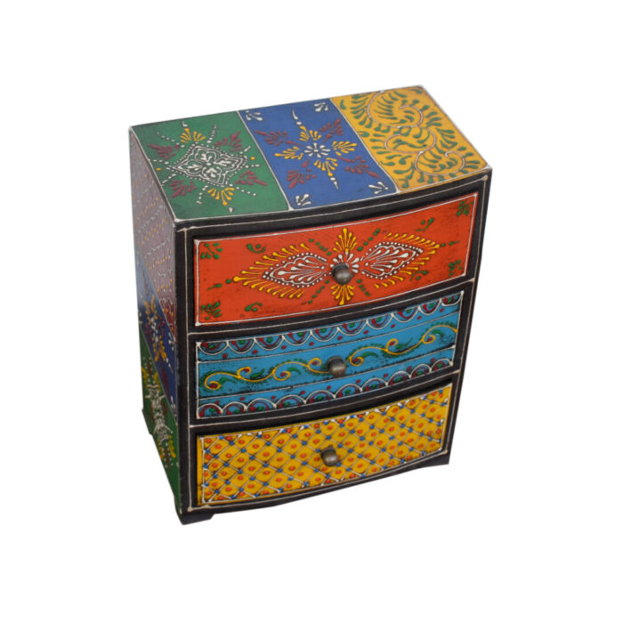 Wooden Mini Storage Box KMH12045 Side Top