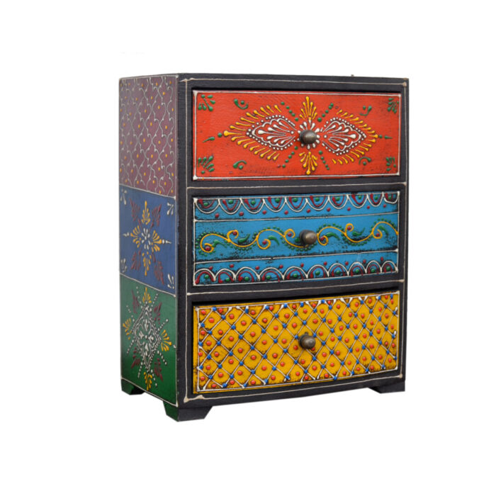 Wooden Mini Storage Box KMH12045 Side View