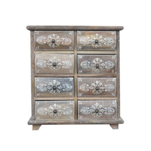 Hand-Painted 8-Drawer Trinket Box