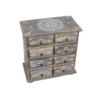 Wooden Storage Box With Drawers KMH12055 Side