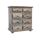 Wooden Storage Box With Drawers KMH12055 Side view