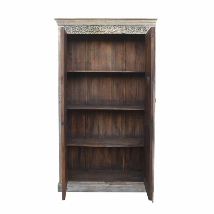Wooden Storage Cabinet KMF18338 Open