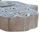 Wooden T Lite Candle Holder Hand KMH8460