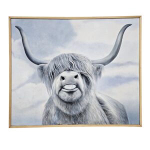 Yack In Snow Oil Painting